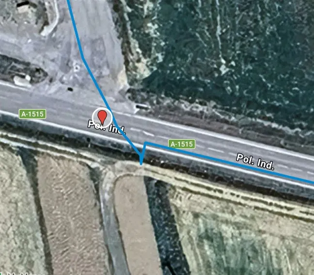 Cruce izquierda A1515